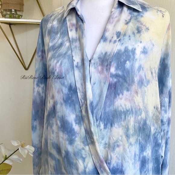 NWT YF&B Soho Tie Dye Blouse - Picture 5 of 9